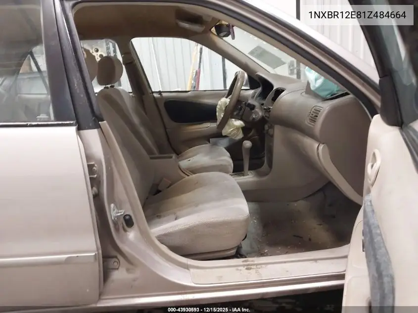1NXBR12E81Z484664 2001 Toyota Corolla Le