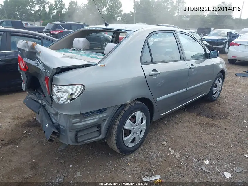 2003 Toyota Corolla Le VIN: JTDBR32E332014816 Lot: 45659020
