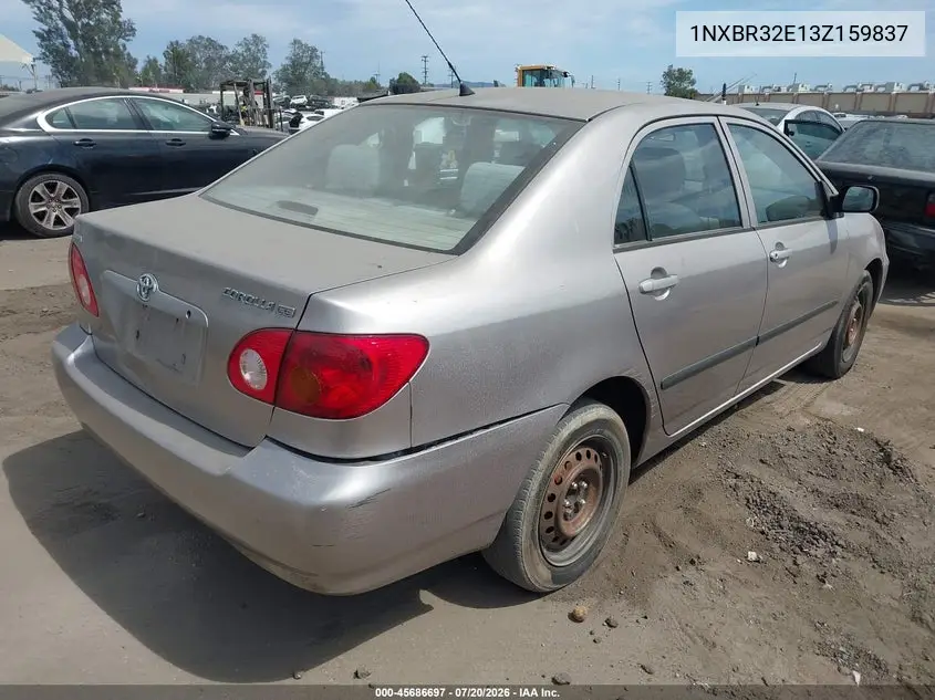 2003 Toyota Corolla Ce VIN: 1NXBR32E13Z159837 Lot: 45686697
