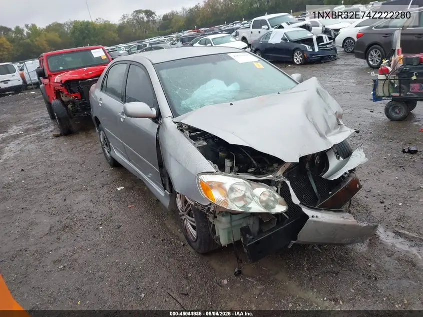 1NXBR32E74Z222280 2004 Toyota Corolla S