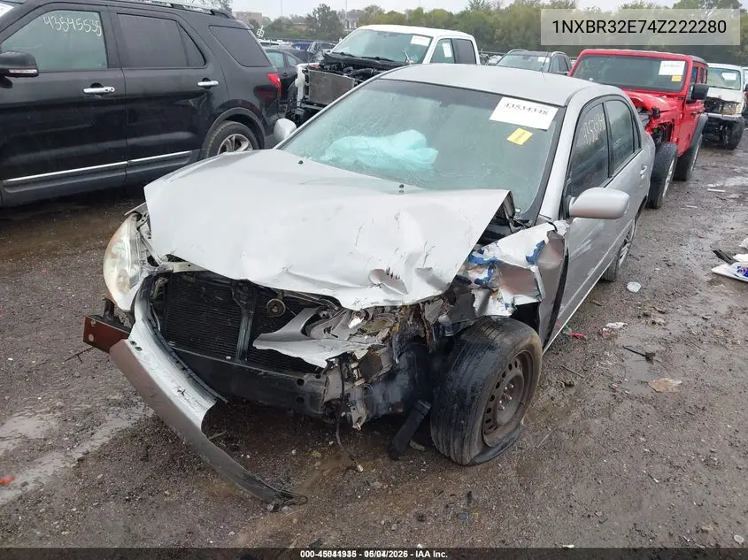 1NXBR32E74Z222280 2004 Toyota Corolla S