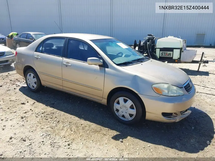 1NXBR32E15Z400444 2005 Toyota Corolla Le