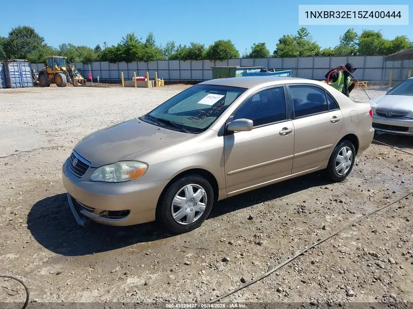 1NXBR32E15Z400444 2005 Toyota Corolla Le