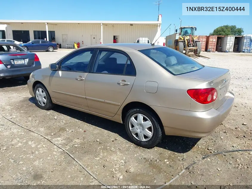 1NXBR32E15Z400444 2005 Toyota Corolla Le