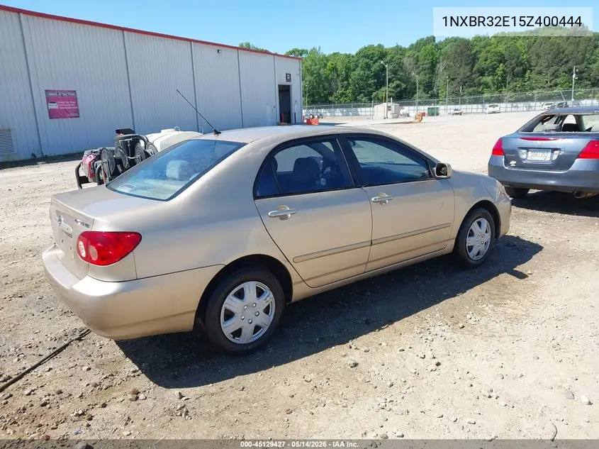 1NXBR32E15Z400444 2005 Toyota Corolla Le