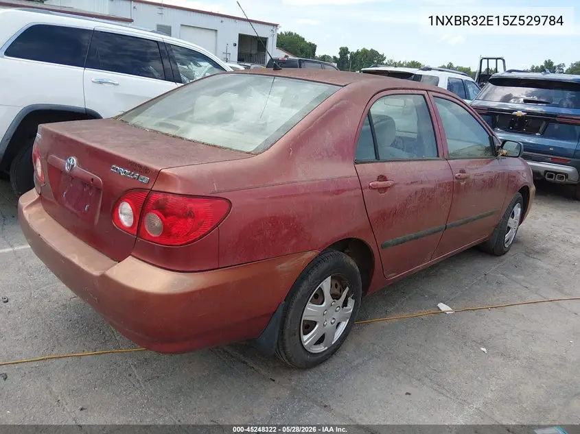 2005 Toyota Corolla Ce VIN: 1NXBR32E15Z529784 Lot: 45248322
