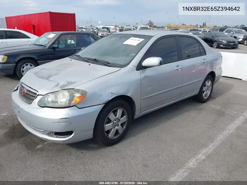 2005 Toyota Corolla Le VIN: 1NXBR32E65Z394642 Lot: 45674798