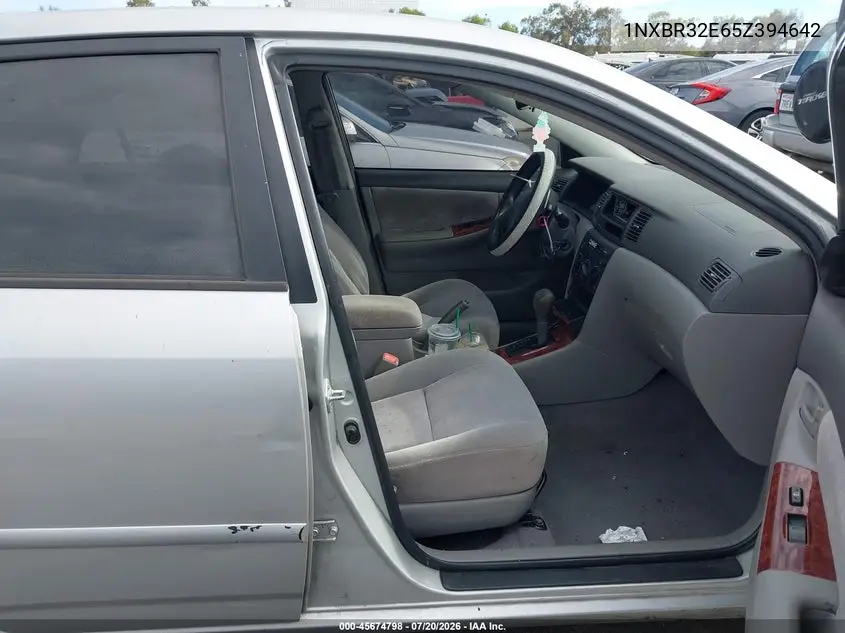 2005 Toyota Corolla Le VIN: 1NXBR32E65Z394642 Lot: 45674798