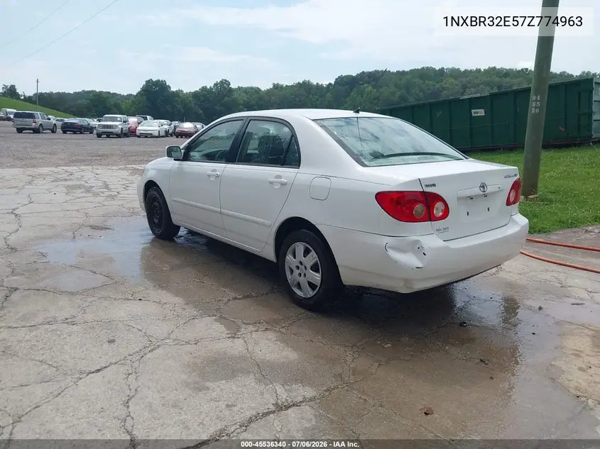 2007 Toyota Corolla Le VIN: 1NXBR32E57Z774963 Lot: 45536340