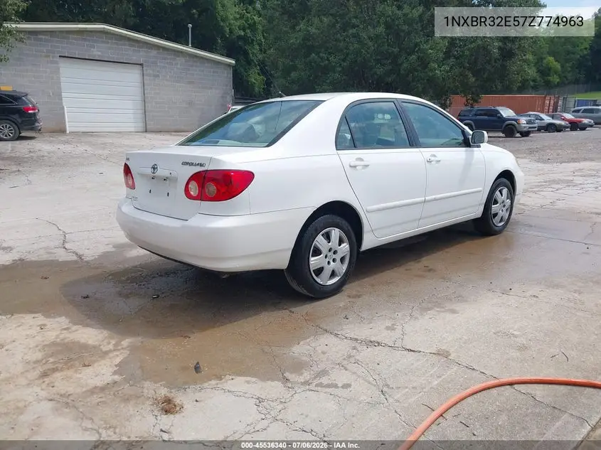 2007 Toyota Corolla Le VIN: 1NXBR32E57Z774963 Lot: 45536340