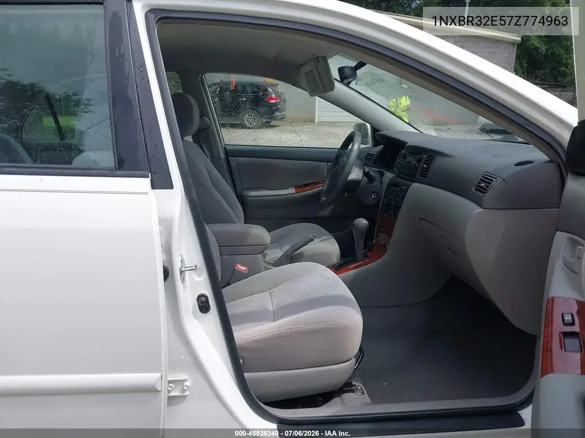 2007 Toyota Corolla Le VIN: 1NXBR32E57Z774963 Lot: 45536340