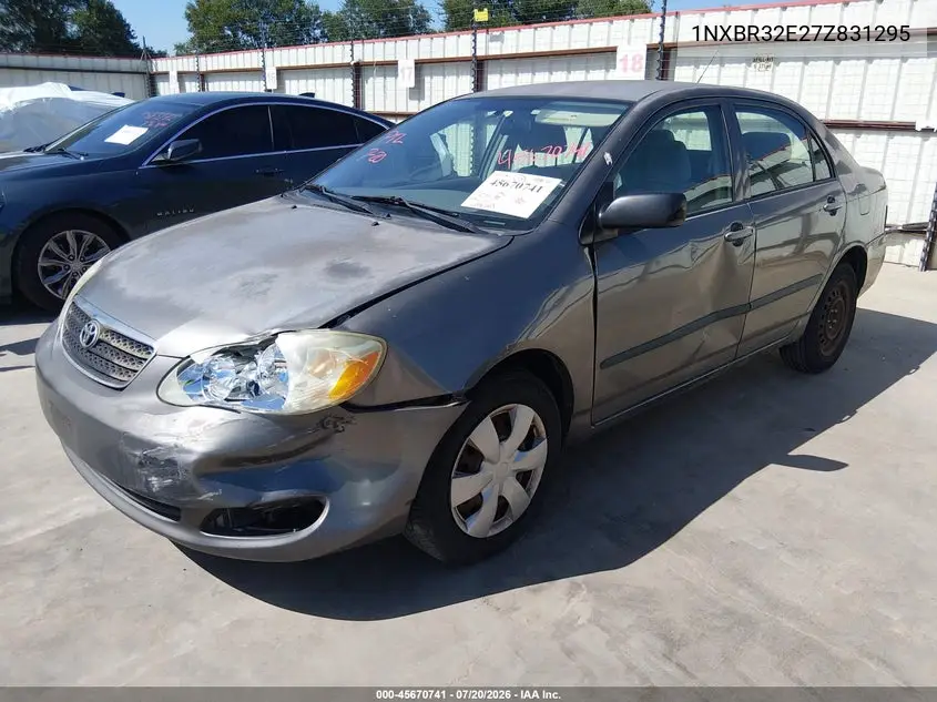 2007 Toyota Corolla Ce VIN: 1NXBR32E27Z831295 Lot: 45670741
