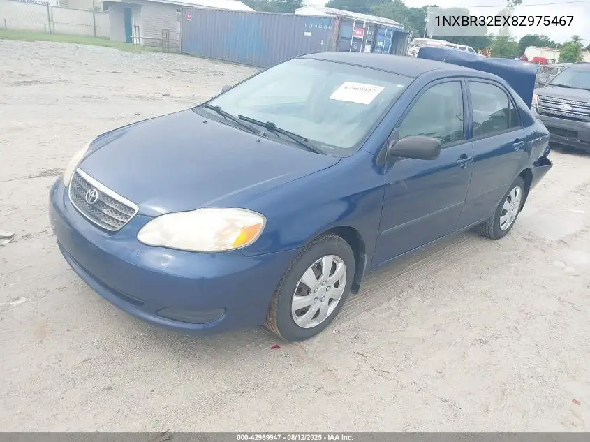 1NXBR32EX8Z975467 2008 Toyota Corolla Ce