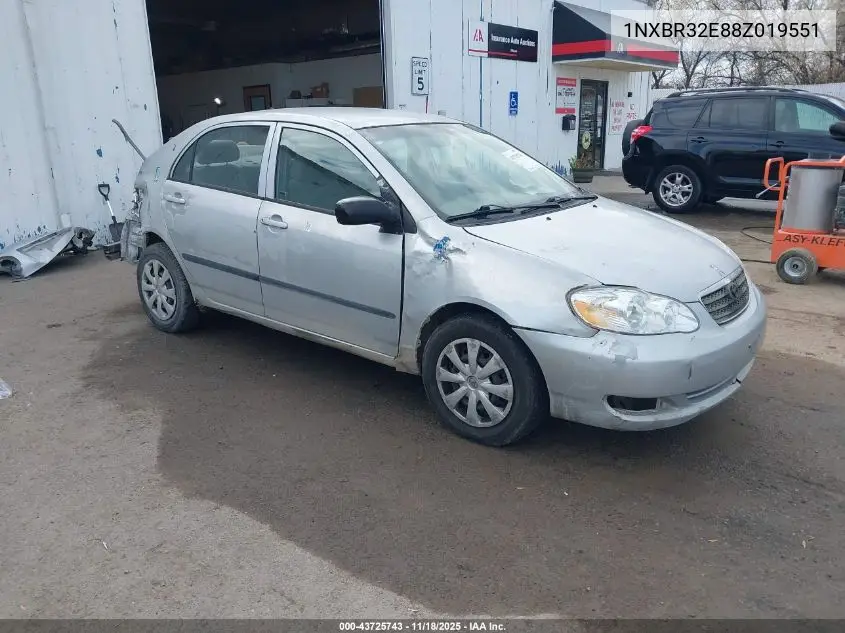 1NXBR32E88Z019551 2008 Toyota Corolla Ce