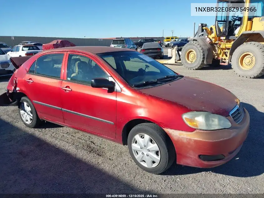 1NXBR32E08Z954966 2008 Toyota Corolla Ce