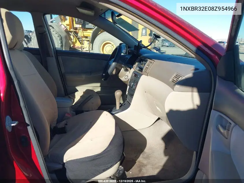 1NXBR32E08Z954966 2008 Toyota Corolla Ce