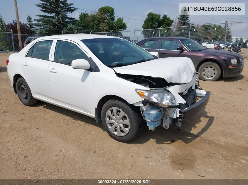 2009 Toyota Corolla Ce VIN: 2T1BU40E69C028856 Lot: 30093324