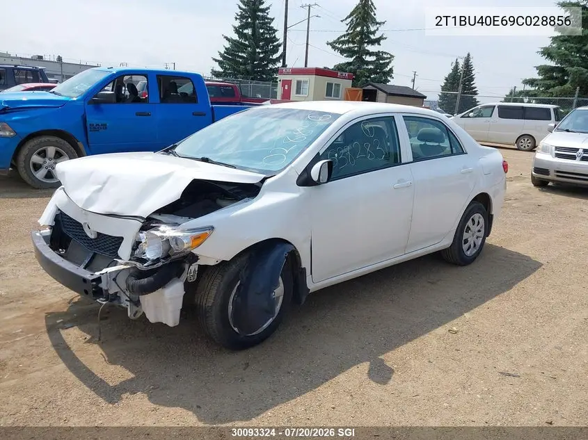 2009 Toyota Corolla Ce VIN: 2T1BU40E69C028856 Lot: 30093324