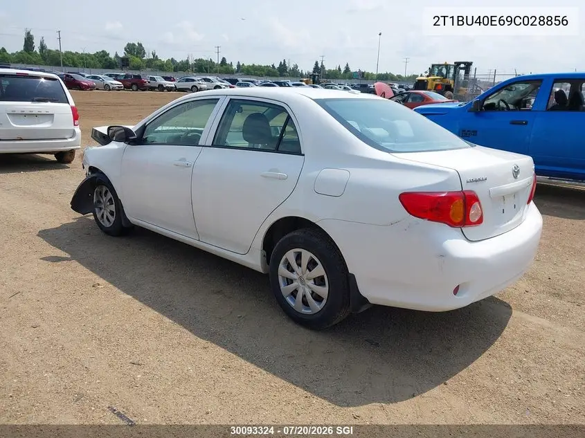 2009 Toyota Corolla Ce VIN: 2T1BU40E69C028856 Lot: 30093324