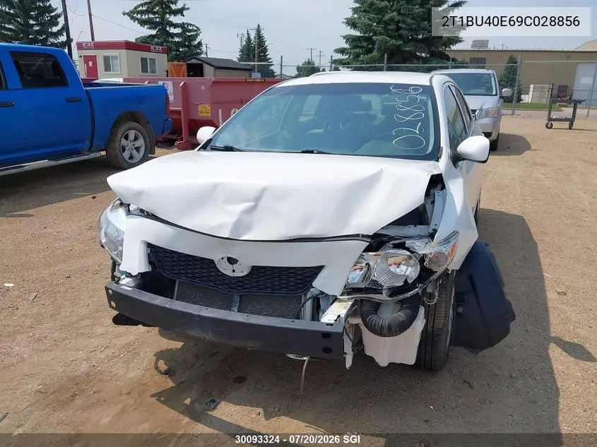 2009 Toyota Corolla Ce VIN: 2T1BU40E69C028856 Lot: 30093324