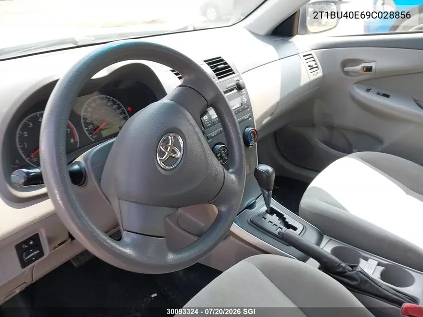 2009 Toyota Corolla Ce VIN: 2T1BU40E69C028856 Lot: 30093324