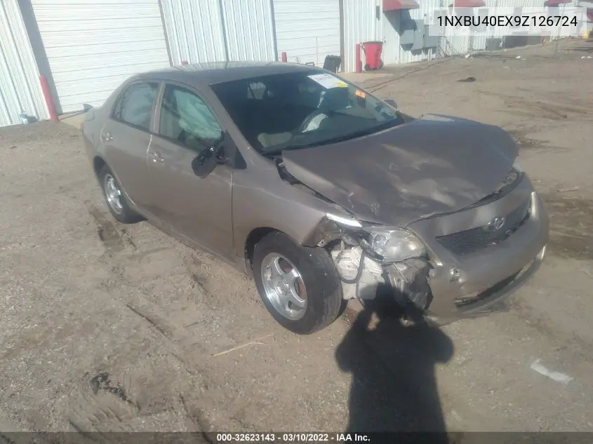 1NXBU40EX9Z126724 2009 Toyota Corolla Le