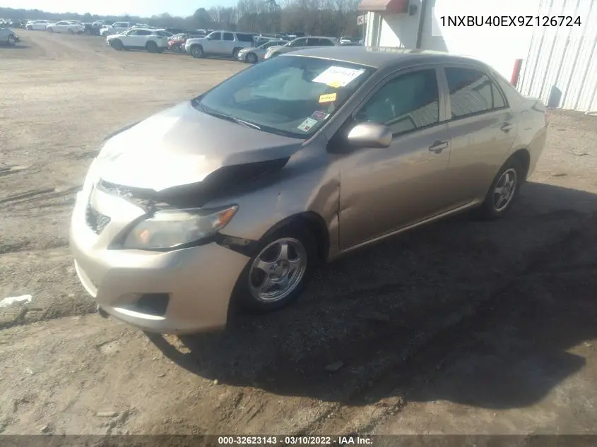 1NXBU40EX9Z126724 2009 Toyota Corolla Le