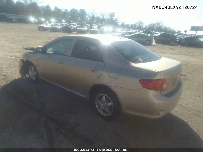1NXBU40EX9Z126724 2009 Toyota Corolla Le