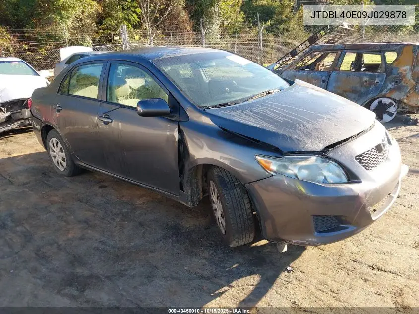 JTDBL40E09J029878 2009 Toyota Corolla Le