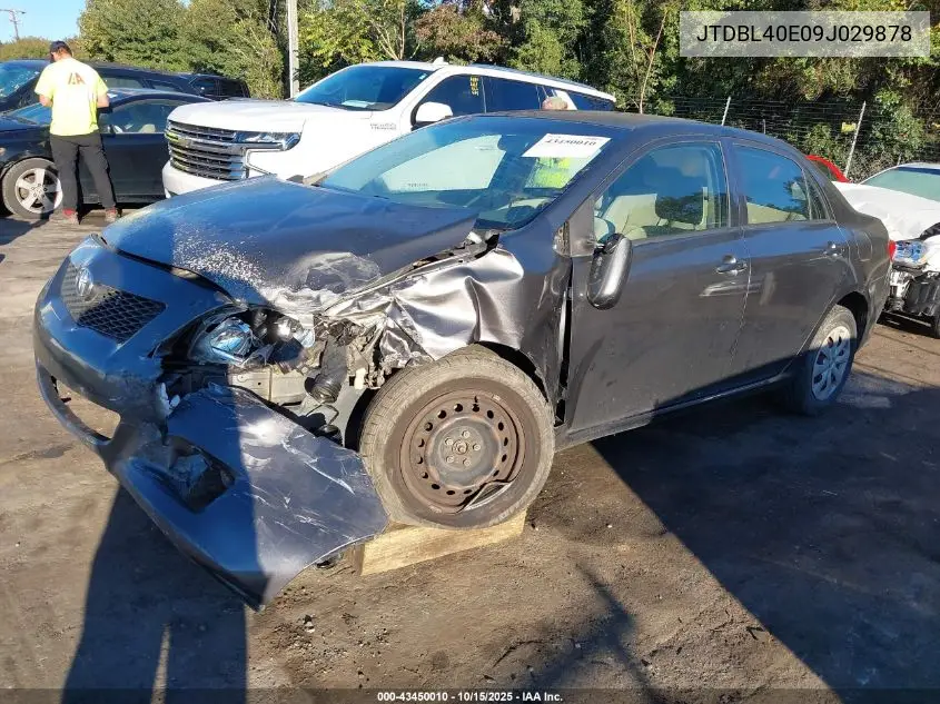 JTDBL40E09J029878 2009 Toyota Corolla Le