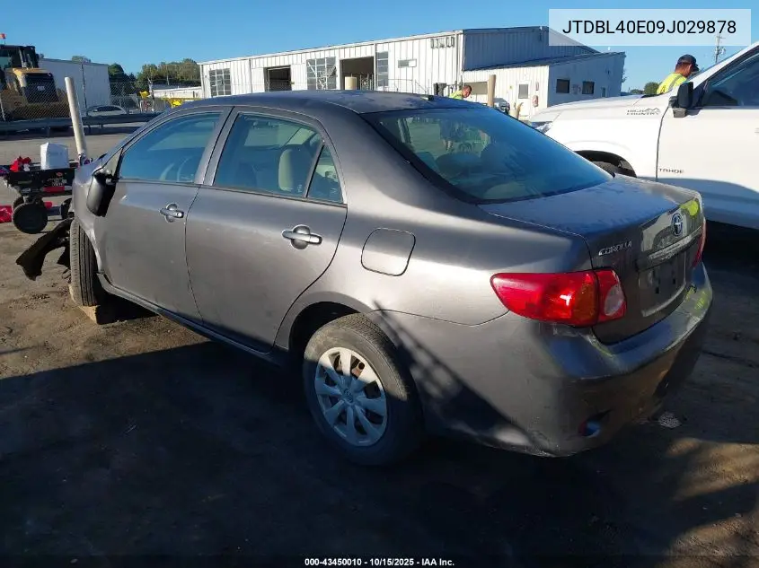 JTDBL40E09J029878 2009 Toyota Corolla Le