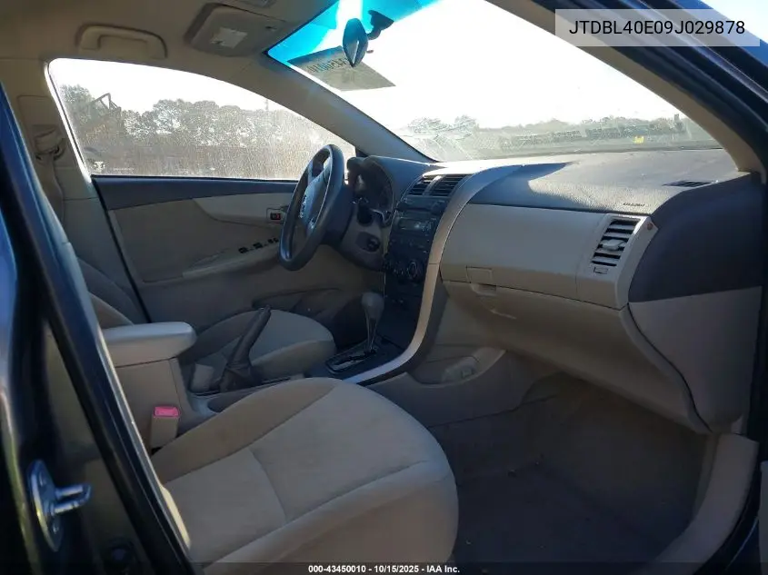 JTDBL40E09J029878 2009 Toyota Corolla Le