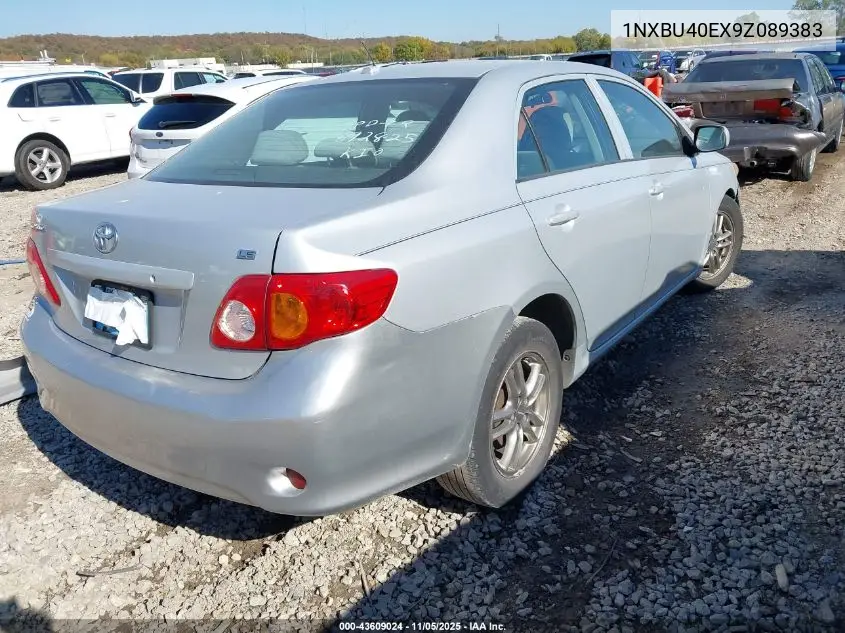 1NXBU40EX9Z089383 2009 Toyota Corolla Le