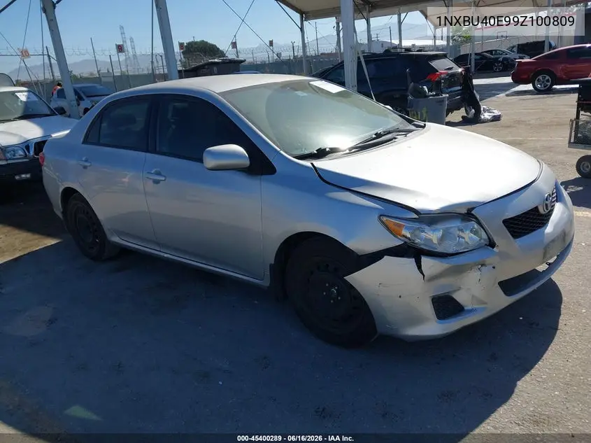 2009 Toyota Corolla Xle VIN: 1NXBU40E99Z100809 Lot: 45400289