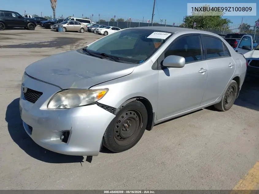 2009 Toyota Corolla Xle VIN: 1NXBU40E99Z100809 Lot: 45400289