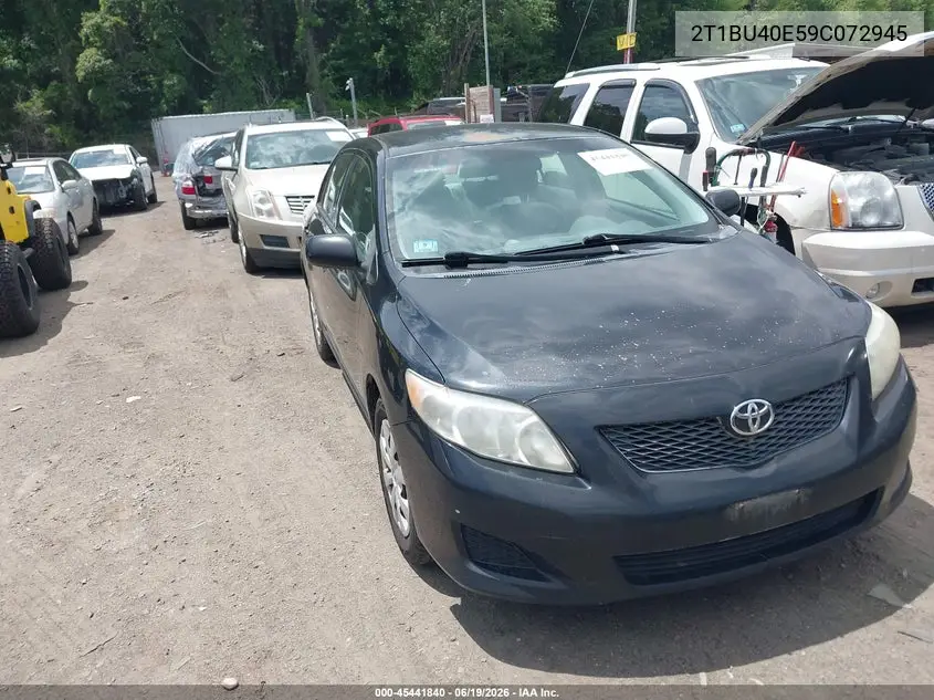 2009 Toyota Corolla Le VIN: 2T1BU40E59C072945 Lot: 45441840