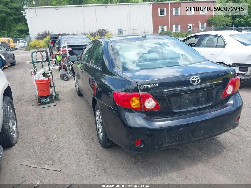 2009 Toyota Corolla Le VIN: 2T1BU40E59C072945 Lot: 45441840