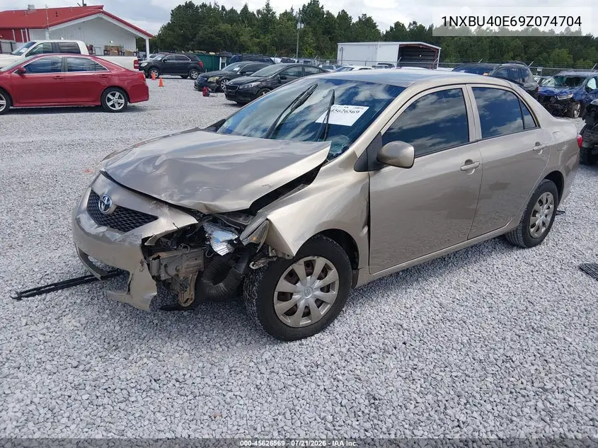 2009 Toyota Corolla Le VIN: 1NXBU40E69Z074704 Lot: 45626569