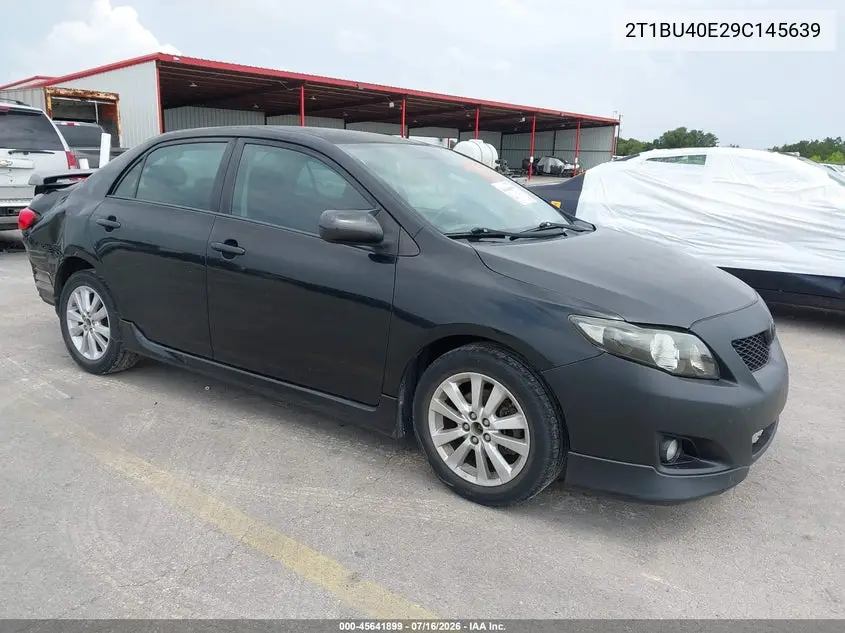 2009 Toyota Corolla S VIN: 2T1BU40E29C145639 Lot: 45641899