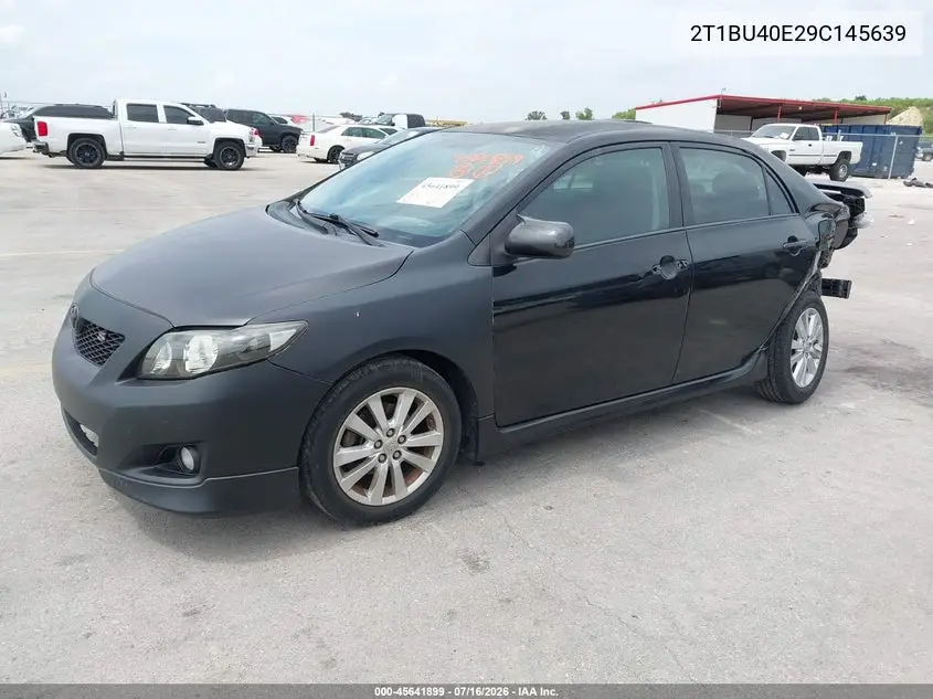 2009 Toyota Corolla S VIN: 2T1BU40E29C145639 Lot: 45641899