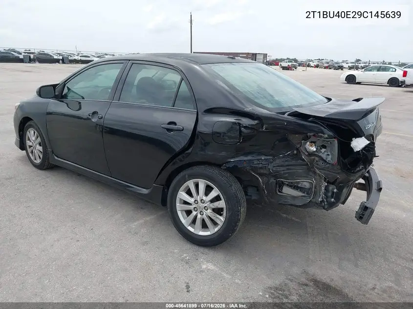 2009 Toyota Corolla S VIN: 2T1BU40E29C145639 Lot: 45641899