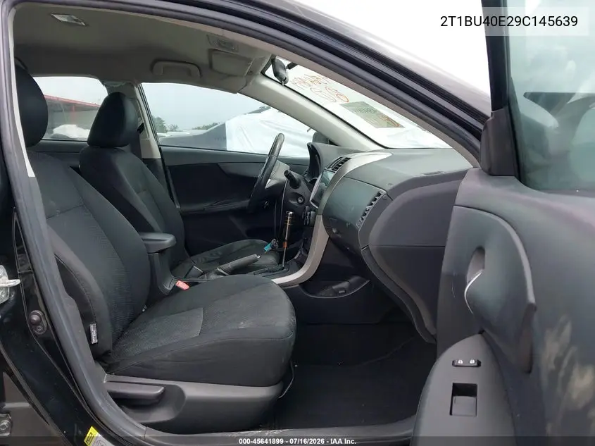 2009 Toyota Corolla S VIN: 2T1BU40E29C145639 Lot: 45641899
