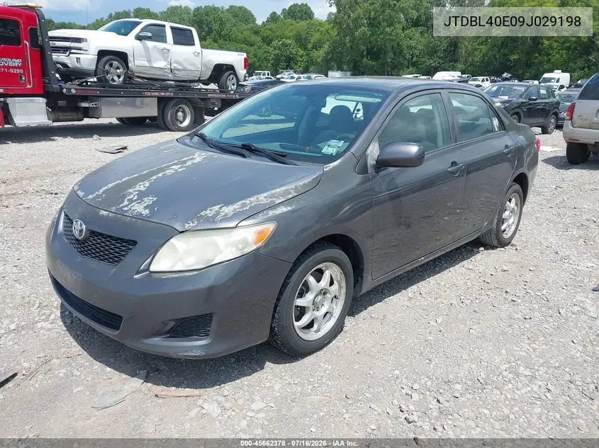 2009 Toyota Corolla Le VIN: JTDBL40E09J029198 Lot: 45662378