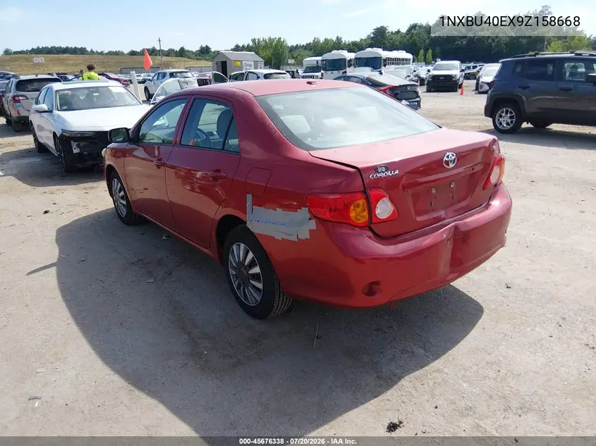 2009 Toyota Corolla Le VIN: 1NXBU40EX9Z158668 Lot: 45676338