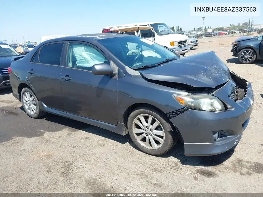 2010 Toyota Corolla S VIN: 1NXBU4EE8AZ337563 Lot: 45188900