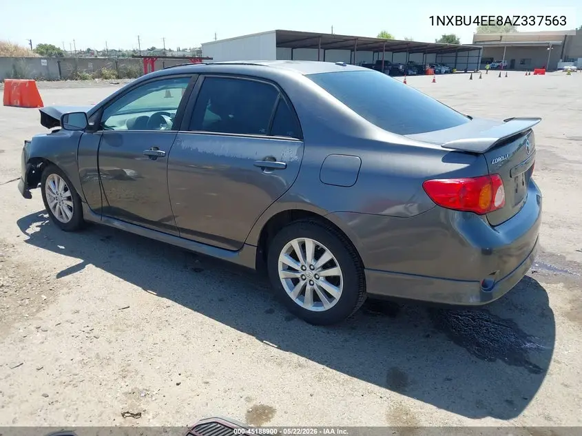 2010 Toyota Corolla S VIN: 1NXBU4EE8AZ337563 Lot: 45188900