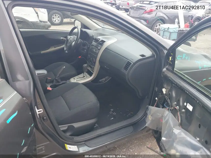 2010 Toyota Corolla S VIN: 2T1BU4EE1AC292810 Lot: 45358012