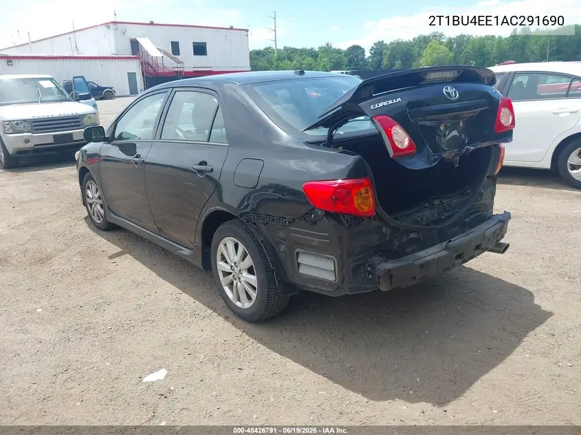 2010 Toyota Corolla S/Le/Xle VIN: 2T1BU4EE1AC291690 Lot: 45426791