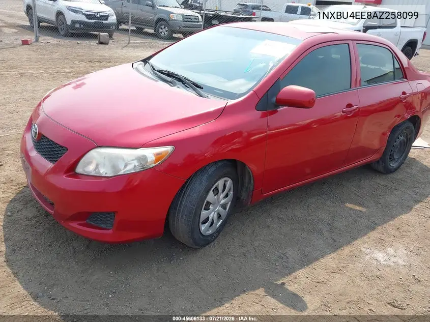 2010 Toyota Corolla Le VIN: 1NXBU4EE8AZ258099 Lot: 45606133