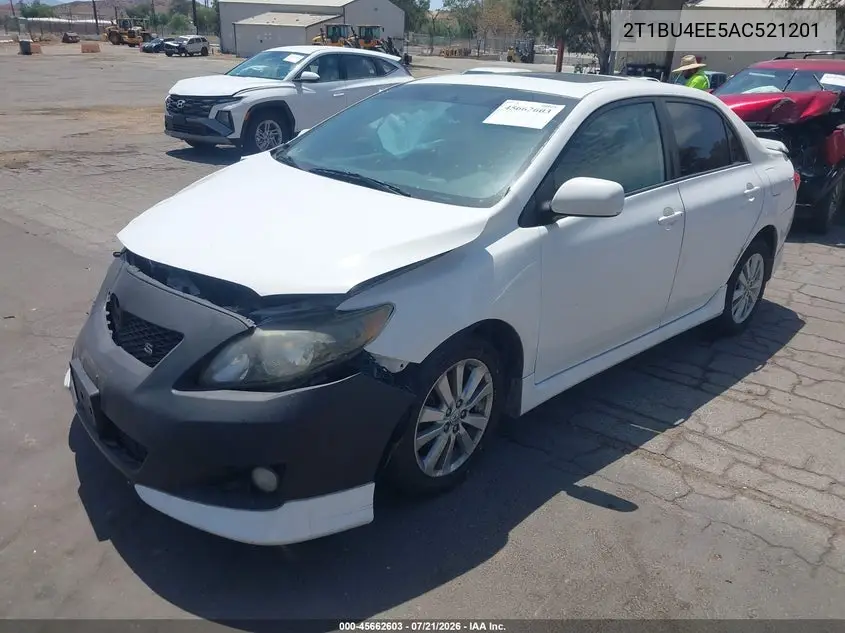 2010 Toyota Corolla S VIN: 2T1BU4EE5AC521201 Lot: 45662603